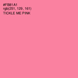 #FB81A1 - Tickle Me Pink Color Image