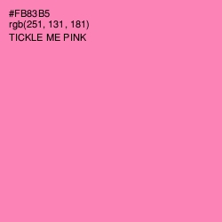 #FB83B5 - Tickle Me Pink Color Image