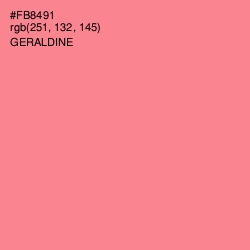 #FB8491 - Geraldine Color Image
