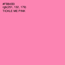 #FB84B3 - Tickle Me Pink Color Image