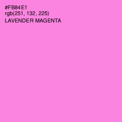 #FB84E1 - Lavender Magenta Color Image
