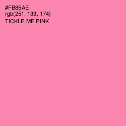 #FB85AE - Tickle Me Pink Color Image