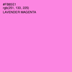 #FB85E1 - Lavender Magenta Color Image