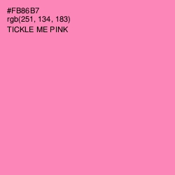 #FB86B7 - Tickle Me Pink Color Image
