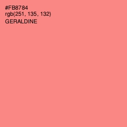 #FB8784 - Geraldine Color Image