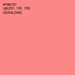 #FB8787 - Geraldine Color Image