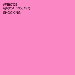 #FB87C5 - Shocking Color Image