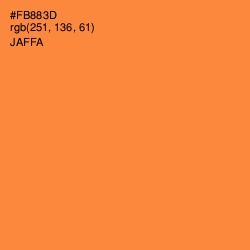 #FB883D - Jaffa Color Image