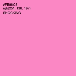 #FB88C5 - Shocking Color Image