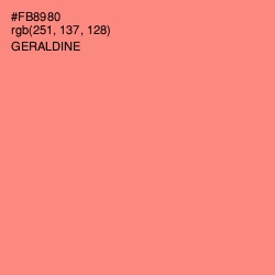 #FB8980 - Geraldine Color Image