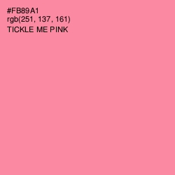 #FB89A1 - Tickle Me Pink Color Image