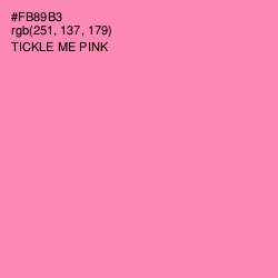 #FB89B3 - Tickle Me Pink Color Image