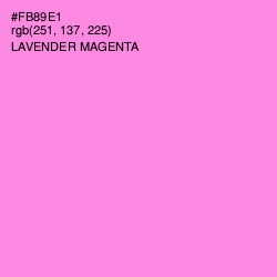 #FB89E1 - Lavender Magenta Color Image