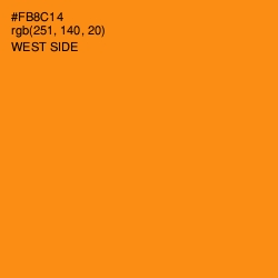 #FB8C14 - West Side Color Image