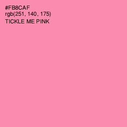 #FB8CAF - Tickle Me Pink Color Image