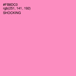 #FB8DC0 - Shocking Color Image