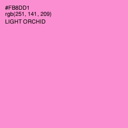 #FB8DD1 - Light Orchid Color Image