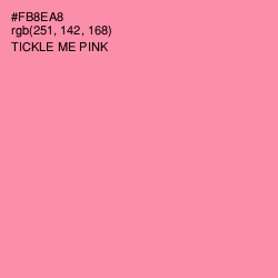 #FB8EA8 - Tickle Me Pink Color Image