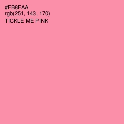#FB8FAA - Tickle Me Pink Color Image