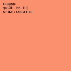 #FB906F - Atomic Tangerine Color Image