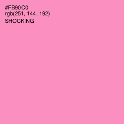 #FB90C0 - Shocking Color Image