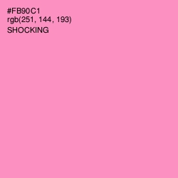 #FB90C1 - Shocking Color Image