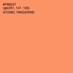 #FB9367 - Atomic Tangerine Color Image