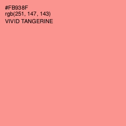 #FB938F - Vivid Tangerine Color Image