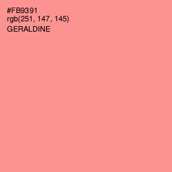 #FB9391 - Geraldine Color Image