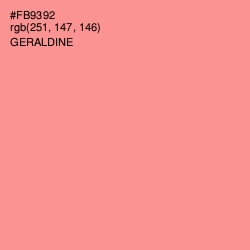 #FB9392 - Geraldine Color Image