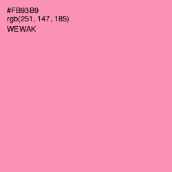 #FB93B9 - Wewak Color Image