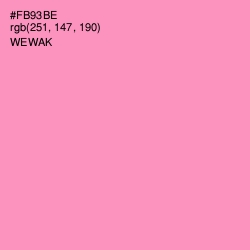 #FB93BE - Wewak Color Image