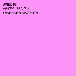 #FB93F8 - Lavender Magenta Color Image