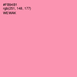 #FB94B1 - Wewak Color Image