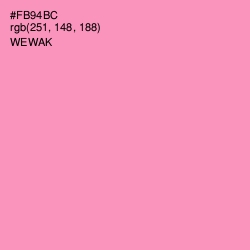 #FB94BC - Wewak Color Image