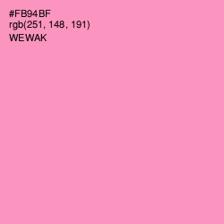 #FB94BF - Wewak Color Image