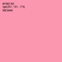 #FB97AE - Wewak Color Image