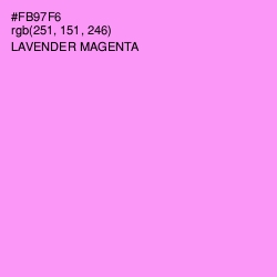 #FB97F6 - Lavender Magenta Color Image