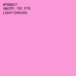 #FB98D7 - Light Orchid Color Image