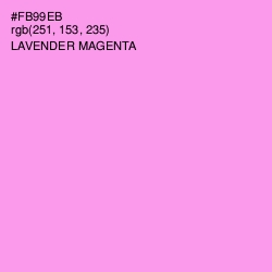 #FB99EB - Lavender Magenta Color Image