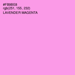 #FB9BE8 - Lavender Magenta Color Image