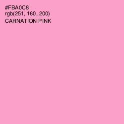 #FBA0C8 - Carnation Pink Color Image