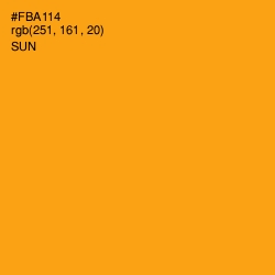 #FBA114 - Sun Color Image