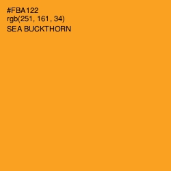 #FBA122 - Sea Buckthorn Color Image