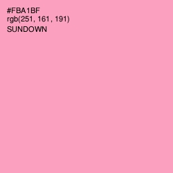 #FBA1BF - Sundown Color Image