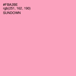 #FBA2BE - Sundown Color Image