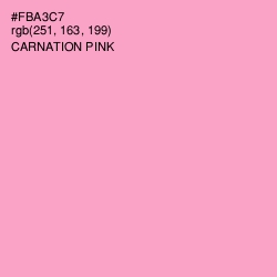 #FBA3C7 - Carnation Pink Color Image