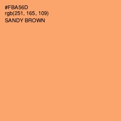 #FBA56D - Sandy brown Color Image