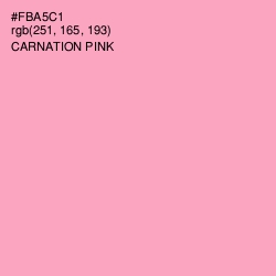 #FBA5C1 - Carnation Pink Color Image