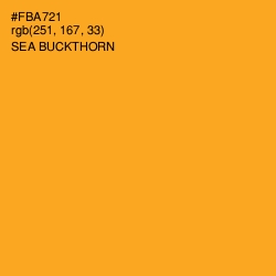 #FBA721 - Sea Buckthorn Color Image